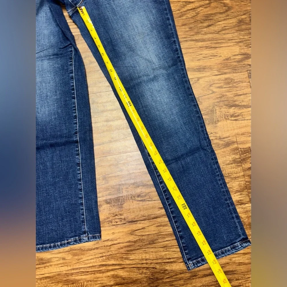 Nicole Miller Tribeca Mid Rise Straight Jeans Size 12